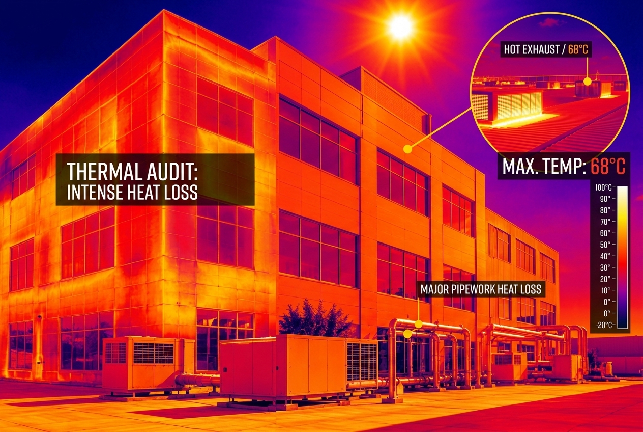 Before Thermal Heat Loss Audit